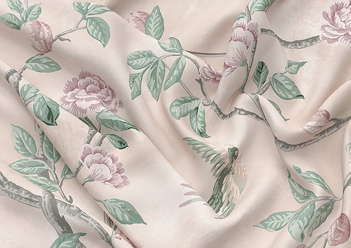 Laura Ashley Eglantine, Blush - Roman Blind - Image 4